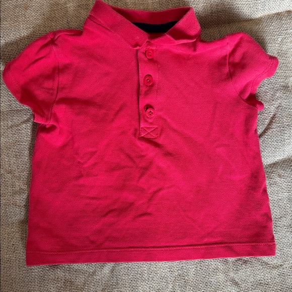 Little Me Bright Red Shirt - Picture 1 of 5